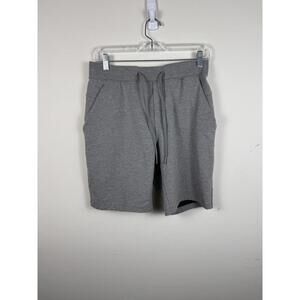 Lululemon Mens City Sweat Shorts M Gray Pockets Drawstring Athletic
